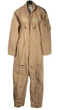 Military Flyers Coveralls Flight Suit Nomex CWU-27/P TYPE 1 Class 2 TAN 380 4OL picture
