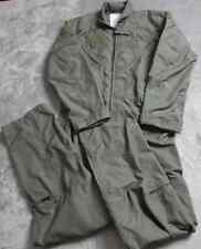 Coveralls Flyers CWU-27/P Flight Suit Men's Size 38R Sage Green 8415-01-043-8384 picture