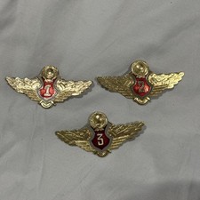 Three Soviet Badges of the USSR "Class of the Ministry of Internal Affairs"