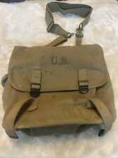 WW2 US Army Military M1936 M36 Musette Shoulder Bag Field Gear Kadin 1942 picture