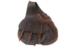 US Cavalry Saddlebags Saddle Bags WW1 Leather Military picture
