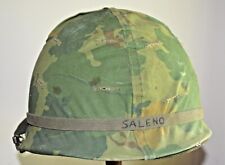 Vietnam US USMC M1 Helmet, Liner, Cover, ID'ed picture