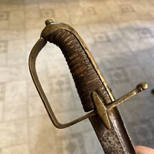 Revolutionary War Nice Brass Guard Sword Perfect Untouched Condition 1760-1780 picture