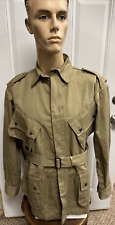 WWII/2 US Army Paratrooper Jump Jacket with belt NOS size 48 R REPRODUCTION. picture