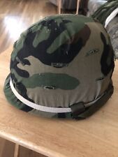 M1 Helmet and Liner And Camo Cover And Cat Eye Band RJ stamping No. 501 Vietnam picture