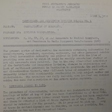 1940 Civil Aeronautics Authority CAA Memo Safety Regulation Aviation Pilot DC