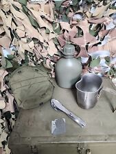 Military Surplus Australian Army Kidney  Cup + Utensils +1L +Water Canteen Combo picture