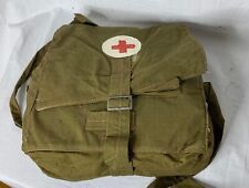 Vintage Soviet Russian Army Battlefield Bag Medic With All Supplies picture