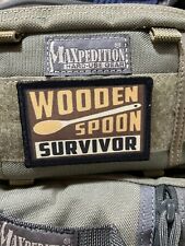 Wooden Spoon Survivor Morale Patch Tactical Military Army Badge USA picture