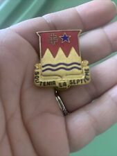 VTG US Army 707th Support Maintenance Ordnance CB S21 DUI DI Insignia Crest Pin picture