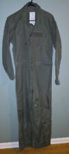 Military Flyers 40R Coveralls CWU-27P Flight Suit Sage Green Air Force Army Navy picture