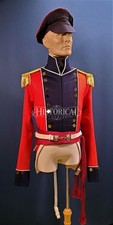 British Fort Major Military Officer Dress Coat Historical Uniform Jacket
