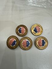 Vintage WWI US FOOD ADMINISTRATION Ration Staff PIN Badge13 Stars Stripes Shield picture