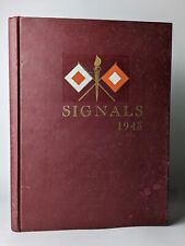 Signals1943 Class Book Signal Corps Enlisted Reservists Boston College Book picture