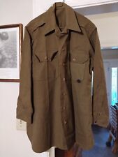 WW2 US Military Army Wool Uniform Shirt, Small Size picture