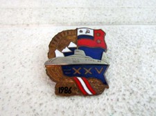 K-219 Nuclear Submarine Boat XXV Anniversary Vintage USSR Russian Bronze Badge
