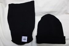 NEW GENUINE US MILITARY ISSUE WATCH CAP BLACK 100% WOOL USA MADE BEANIE picture