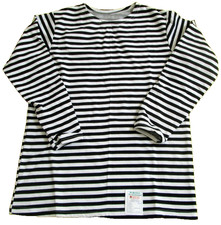 Russian Navy/Sub/Marines TOP QUALITY Double-Knit Striped Shirt/Winter/NWT