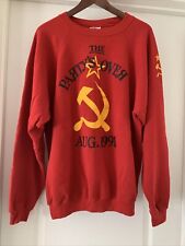 vintage USSR Soviet union sweatshirt The Party’s Over August 1991 2XL picture