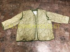 US Army Military M-65 FIELD JACKET QUILTED COAT LINER, OD Green, Size Large, NEW picture