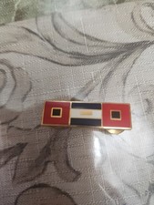 Brass Metal Ribbon Award Bar Military Government Pins