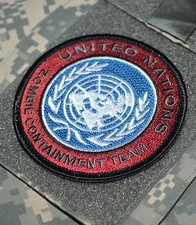 KANDAHAR WHACKER CLUB PRO-TEAM AFSOC UN ZOMBIE CONTAINMENT TEAM + BAGGAGE TAG