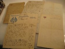 5 WW1 LETTERS  FROM AEF SOLDIER  327 M.T.C. France 1918 to 1919 picture