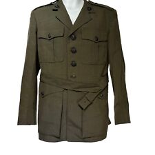 US Marine Corp Service Alpha Marines Military Green Dress Jacket Size 42R picture