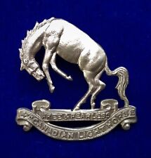 14th Canadian Light Horse. 1927 issue- brass cap badge picture