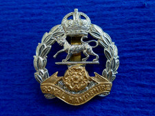 POST WAR 1948-1992  ROYAL HAMPSHIRE REGIMENT BI METAL CAP BADGE, REPRO UK MADE