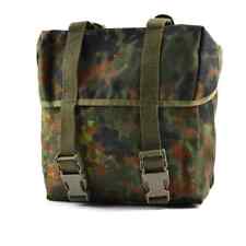 New German Army Flecktarn Camo Combat Bag Military Webbing Butt Pack Surplus picture