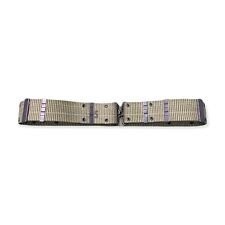 Vintage US Army Military Canvas Utility Web Belt Green picture