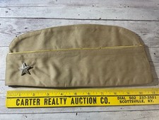 ORIGINAL WWII US 1 STAR BRIGADIER GENERAL OVERSEAS CAP