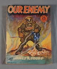 Our Enemy James R Young - RARE Japanese American Propaganda Book WWII 1942 picture