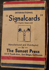 World War II era US military Signalcards by The Sunset Press picture