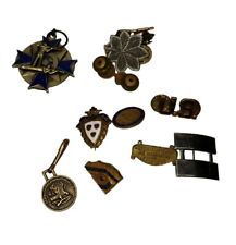 Vintage Lot Military Pins Lapel Pins Mixed Lot picture