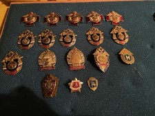 18 x Russian Federation Badges including Award & Commemorative Badges Some Rare