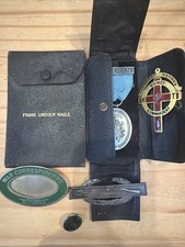 WWII CINCPOA War Correspondent Badge 1944 ID Card Named Wallet Photo Group
