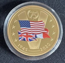 Authenticated New York Parade 75  Anniversary 1945-2020 24kt Gold Plated