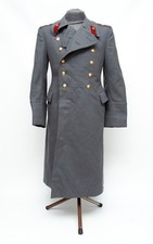 Vintage Major Soviet officer Overcoat USSR Military Uniform Wool Coat 50-4 Large