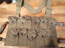 Original US WW1 Grenade Vest 11 Pocket apron Unissued  May 1918 NOS khaki picture