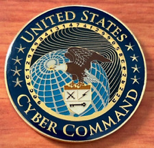 USA military challenge coin (medal)- United States cyber command picture