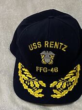 Vintage Navy Snapback Hat USS Rentz FFG-46  Made in USA picture