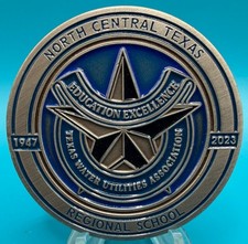 North Central Texas Regional School Texas Water Association Award Challenge Coin