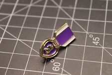 PURPLE HEART Lapel/Hat Pin Purple Heart Medal II Enamel 1-3/16