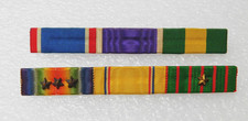 ORIGINAL WW1 DSC / PH RIBBON GROUP - PIN BACK BARS - AVIATOR?