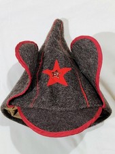 Soviet Union Red Army Budenovka Hat Cap Military Communist USSR CCCP