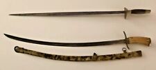 Two 18th century antique small swords  revolution war period daggers  picture
