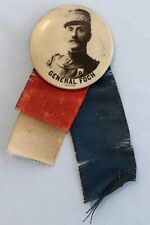 Circa 1918 Original Pinback Button w Ribbon WWI French General Ferdinand Foch picture