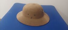 Rare Vintage WWII 1948 US Army Officer Soldier Jungle Pith Helmet picture